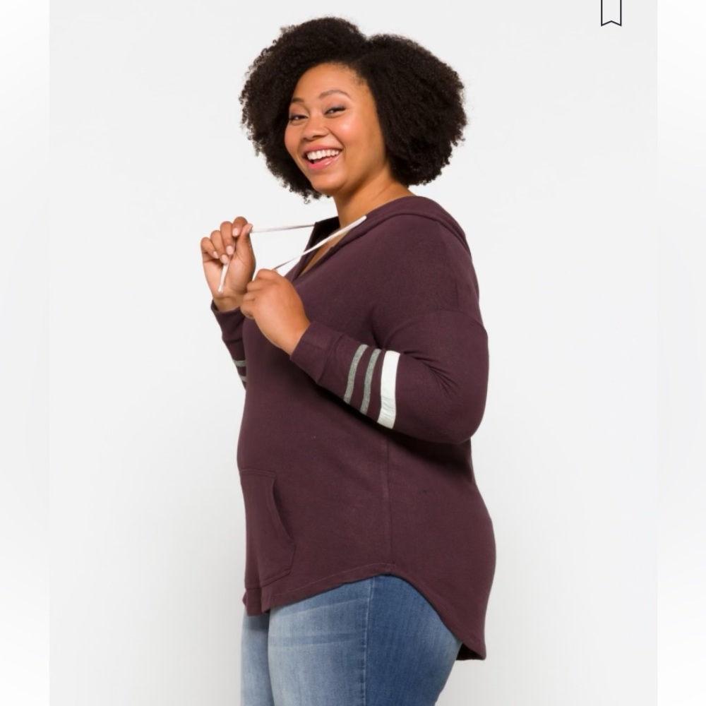 Market & Spruce Kallon Brushed Knit Hoodie